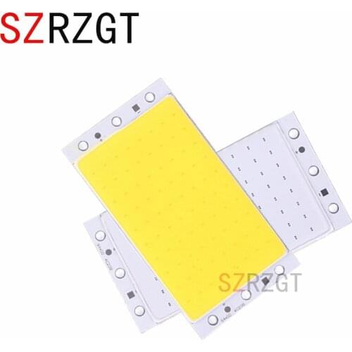 1pcs 94x50MM 15W COB LED Light Strip Lamp Module DC 12V 1600LM LED Chip On Board Matrix LED Bulb