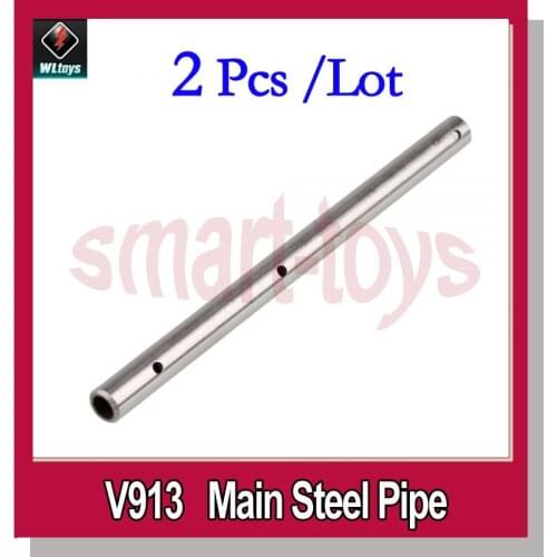 2Pcs V913-09 Main Steel Pipe for wltoys V913 Helicopter parts