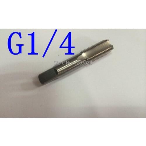 5PCS 55 degrees straight Taps G1/4-19 Pipe Thread Taps High-speed steel Wire tapping