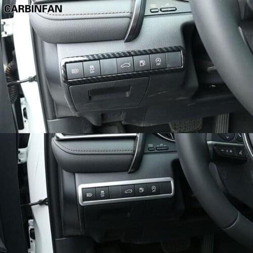 ABS Front Head Light Headlamp Switch Button Panel Cover Trim 1pc For Toyota Camry 2018
