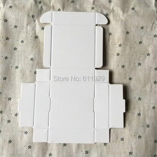 Free shipping white blank packing box 7x7x2.2cm/DIY gift packing boxes/accessories packing box/candy box 50 pcs a lot