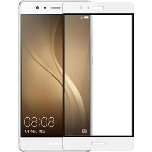 Full Cover Color Tempered Glass For Huawei Ascend P9 P9 Lite P9Lite Plus P9Plus Screen Protector Protective Film Guard