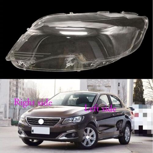 For Peugeot 301 2017 2018 2019 Headlight Shell Lamp Shade Transparent Cover Headlight Glass Headlamp Cover