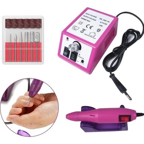 20000RPM Electric Apparatus for Manicure Nail Drill Machine Cuticle Milling Cutters for Manicure Nail Art Files Nail Drill Bits