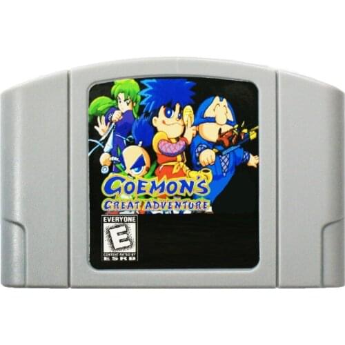 Goemons Great Adventure 64 Bit Games 64 English NTSC Game Card