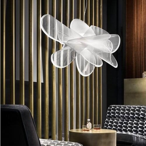 Italian Nordic Designer Personality Creative Exhibition Hall Studio Bedroom Dining Room Living Room Window White Pendant Lights