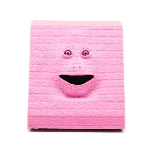 Cute Sensor Saving Coin Money Facebank Creepy Coin Devouring Face Bank Hungry Monkey Brick Face Money Box Kids Novelty Gifts