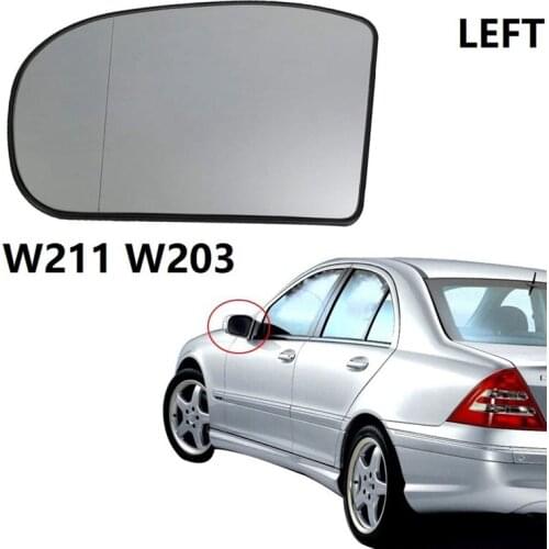 Driver Left Side Rear View Heated Mirror Glass for Mercedes-Benz E-Class W211 2002-2008 W203 00-2004 2038100121