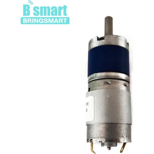 Bringsmart Mini Planetary Motor PG28-385 6V 24v DC Gear Reduction Motor 12V Adjustable Speed CW CCW Reversed Electric Machine