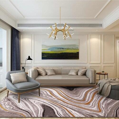 Fashion Modern Abstract Art Curve Stripe Bedroom Living Room Kitchen Bedside Carpet Floor Mat Door MatCustom Size