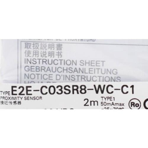 Omron original authentic proximity switch M3 sensor E2E-C03SR8-WC-C1 E2E-C03SR8-WC-C2 E2E-C03SR8-WC-B1