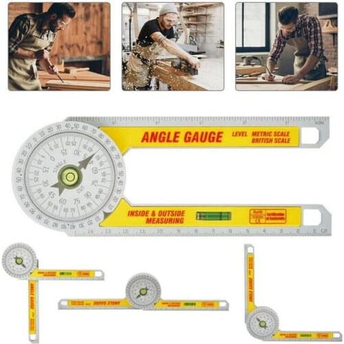 Miter Saw Dividing Angle Measuring Device Multifunctional Angle Gauge for Construction Woodworking Tools