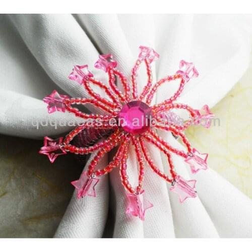 Aliexpress sold beaded wedding napkin ring