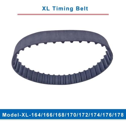 XL timing belt model-164XL/166XL/168XL/170XL/172XL/174XL/176XL/178XL belt teeth pitch 5.08mm width 10/15mm for XL timing pulley