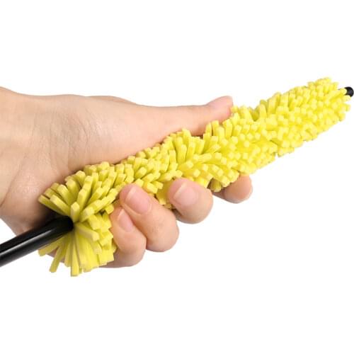 Car Wheel Wash Brush Vehicle Cleaning Brush Sponge Wheel Rims Tire Washing Brushes Auto Scrub Brush Car Wash Tools