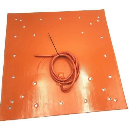 Silicone Heater 508X508mm Silicon Heating Bed Pad for Creality CR-10S5 Series Heated Bed