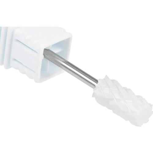 Uxcell Ceramic Nail Drill Bits 3/32 Inch Electric Nails File Bit for Manicure Pedicure LL44