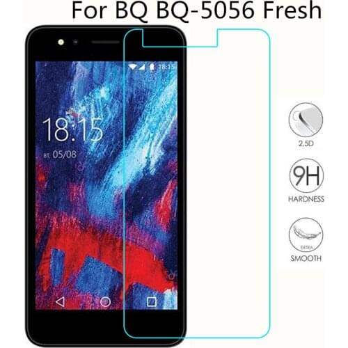 Tempered Glass 9H Explosion-Proof Protective Film Screen Protector Mobile Phone For BQ BQ BQ-5056 Fresh 5056 5.0"