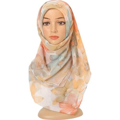 Women Viscose Scarf Lightweight Scarves Fashion Floral Print Cape Shawls For Ladies Girls,Boho Flower Chic Fashion Wrap Stoles