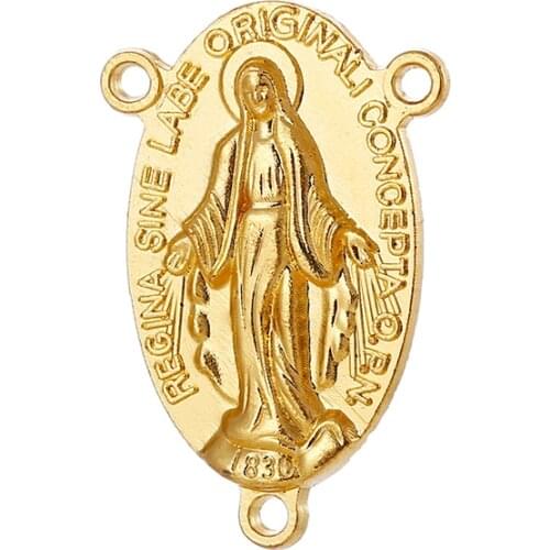 12 PCS Wholesale Diy Jewelry Making Accessories Cross Charm Pendulum Virgin Mary Jesus Zinc Alloy Material 2021 NEW