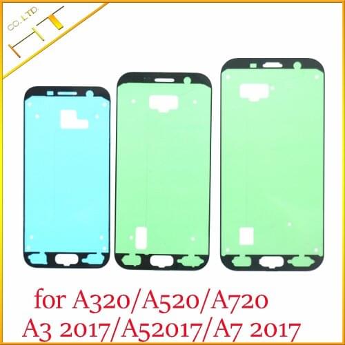 2pcs original Pre-Cut Front Frame Adhesive LCD Sticker Glue Tape For Samsung Galaxy A320 A520 A720 for A3 2017 A5 2017 A7 2017