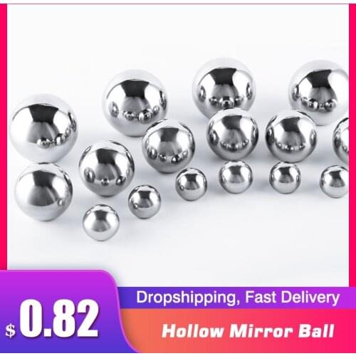 304 Stainless Steel Hollow Ball Seamless Mirror Ball Sphere Crystal Globe Cristal Crystals Crystal Ball Globo Terraqueo