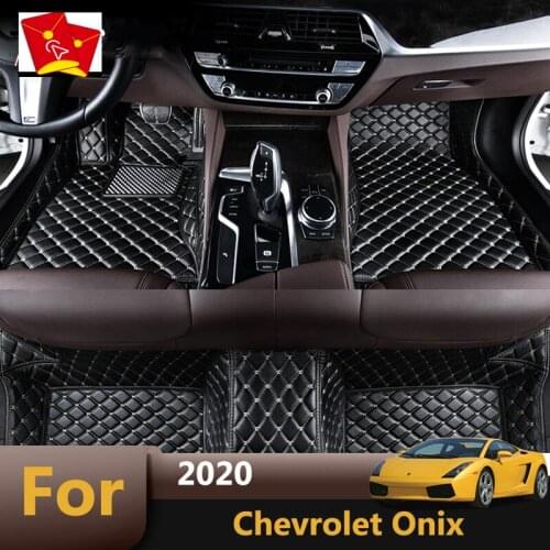 Car Floor Mats For Chevrolet Onix 2020 Customized Auto Carpets Rugs interior Accessories styling Foot Pedals Covers Automoblies