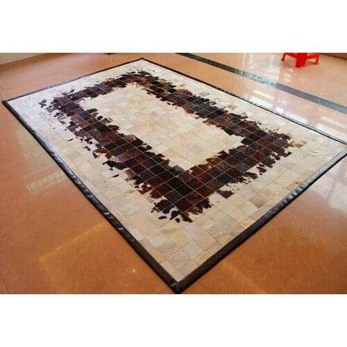 Free shipping 1 piece 100% natural cow leather flagstone mat mesh stone tile