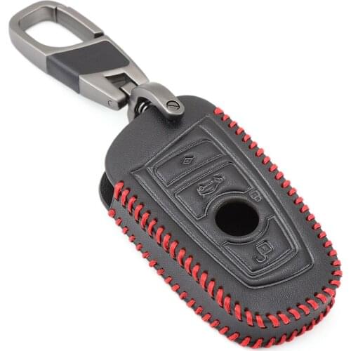 Car Key Case Cover for BMW 520 525 f30 f10 F18 118i 320i 1 3 5 7 Series X3 X4 M3 M4 M5 Car Styling Leather Protection Key Shell