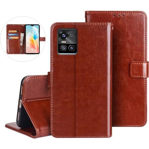 For Vivo S10 Case 6.44 inch Leather Case On For Vivo S10 Pro V2121A Premium Magnetic Flip Wallet Cover Phone Cases Fundas
