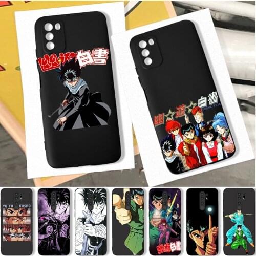 Yu Yu Hakusho Yusuke Case for POCO M3 Pro X3 Pro F3 for Xiaomi Redmi Note 10 Pro 9 9C 9A Note 9 Pro Anime Case