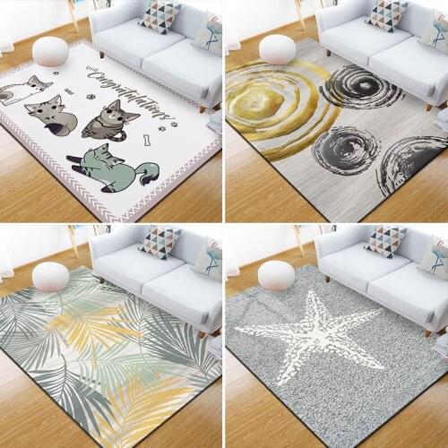 Kids Gray Series Rectangle Carpets For Living Room Bedroom Area Rugs Child Play Tent Floor Mat Cloakroom Rugs Home decor Carpet