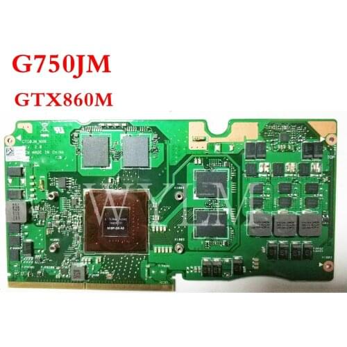 G750JM GTX860M N15P-GX-A2 VGA graphics card board For ASUS Laptopo ROG _MXM Graphic Video
