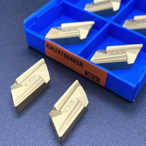 Carbide inserts KNUX160405R KNUX 160405R NC3020 NC3030 metal lathe tools steel processing Original blade