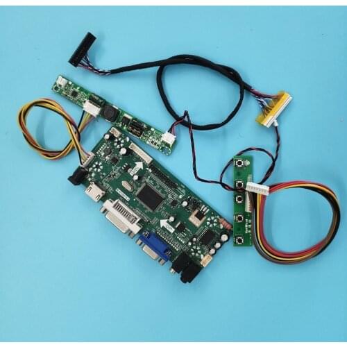 Kit for M215HAN01.2/0/1/3 30pin 1920x1080 HDMI+DVI+VGA M.NT68676 Audio LVDS LED LCD Panel Controller Board Monitor Display 21.5"