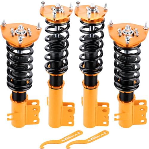 Coilovers Kit Shocks Absorber Struts For Subaru Forester 1998-2002 Base Wagon 4-Door 2.5L Adj. Height Coil Over