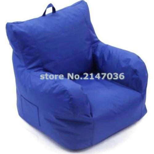 Big joe bean bag armchair, original beanbag sofa cushion with arm rest. waterproof and dirt proof , with handle design