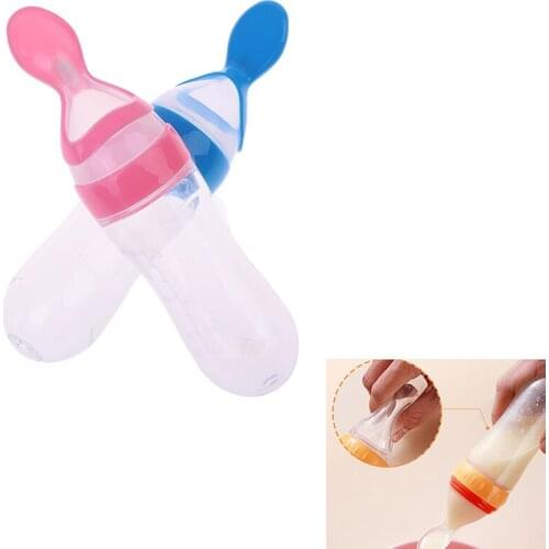 Baby Spoon Bottle Feeder Dropper Silicone Spoons For Feed Medicine Kids Toddler Utensils Children Accessories Newborn