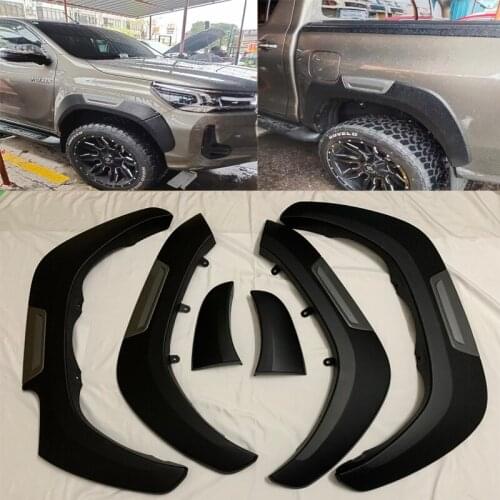 SMALL STYLING MOULDINGS AUTO ORIGNAL FENDER FLARE ACCESSORIES FIT FOR HILUX REVO ROCCO 2015-2020 2021 V6 PICKUP CAR ACCESSORIES