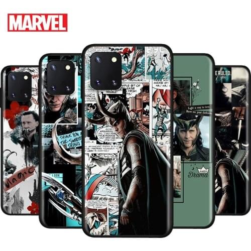 Marvel Avengers Loki For Samsung Note 20 10 9 8 Ultra lite Plus Pro F62 M62 M60 M40 M31S M21 M20 M10S Soft Phone Case