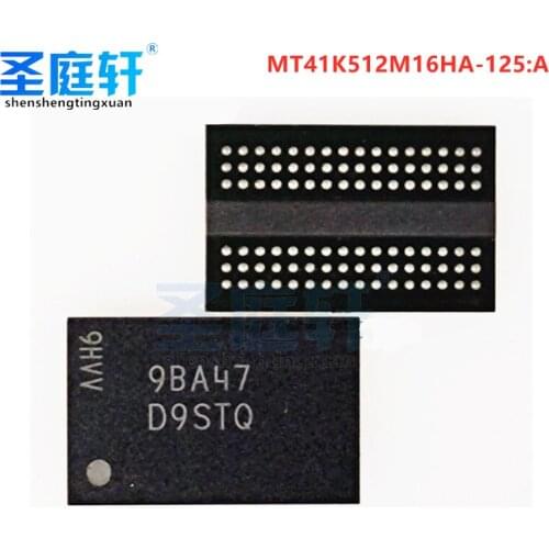 Brand new original MT41K512M16HA-125:A FBGA96 screen printing D9STQ memory IC 8Gb