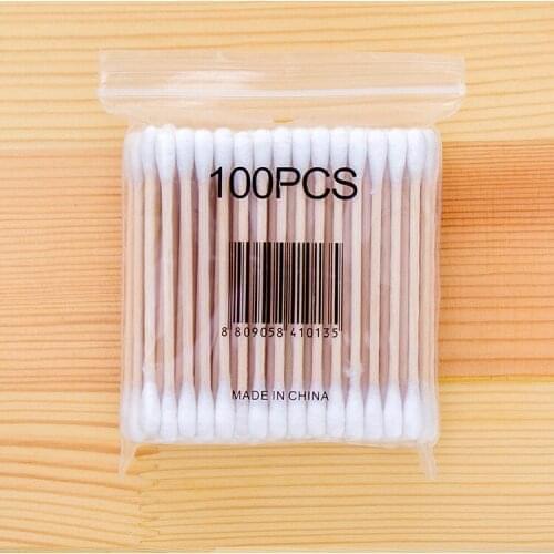 5 bag /500 pcs One-time cotton swabs, cotton pads, cleaning swabs, makeup tools, cotton pads Clean the eyes,Makeup remover