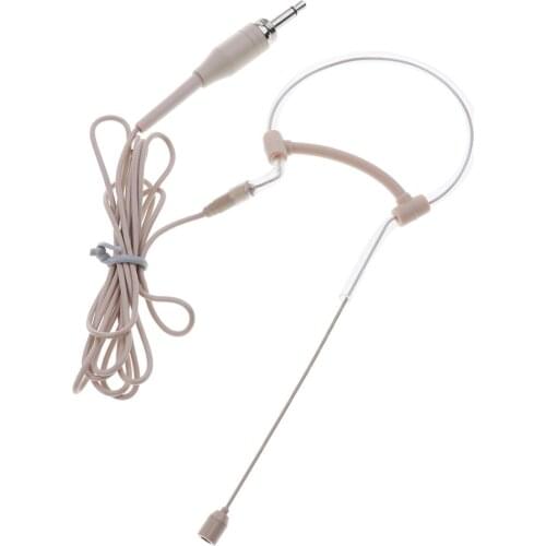 Wired Microphone Voice Earhook Headset Plug Adapter for Stage Performance