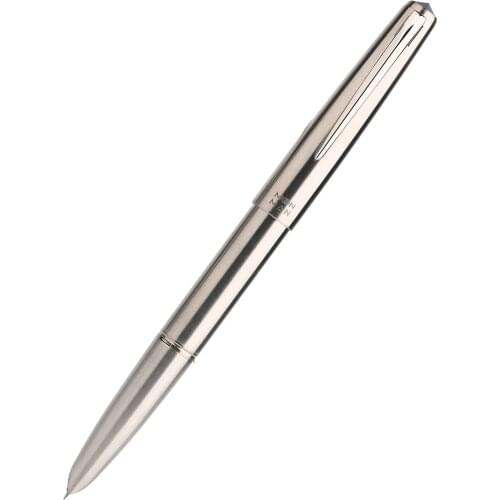 Moonman Ti200 Metal Fountain Pen Titanium Alloy Fine Size / 14K Gold 0.5mm with Converter Smooth Office Business Writing Ink Pen