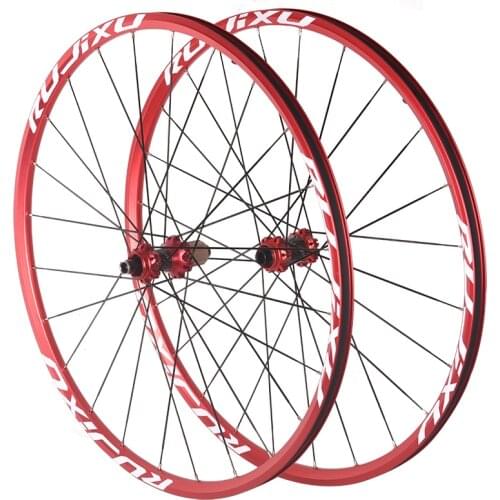 Mountain Bike Disc Brake Wheel Set, 26, 27.5, 29 inch, Sealed Bearing Wheel Set, Six Hole Alloy Rim, Center Lock, Flat Spoke
