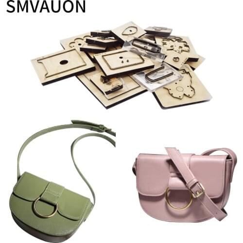 SMVAUON Wood Mold Cutting Diy Shoulder Bag 2021 New Japanese Steel Mold Ladies Shoulder Bag Suitable For Die Cutting Machine