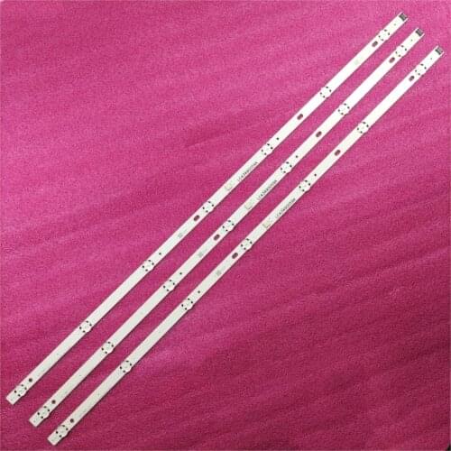 New Kit 3 PCS 7LEDs 830mm LED backlight strip for LGTV 43UJ634V 43LJ61_FHD_L LC43490059A LC43490058A Innotek 17Y 43inch_A-Type