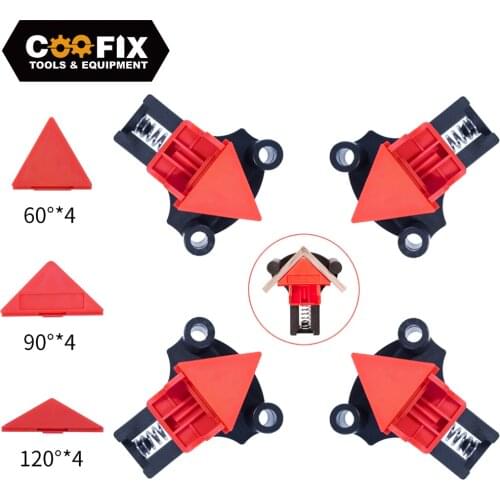 COOFIX 60/90/120 Degree Right Angle Clamp Corner Mate Woodworking Hand Fixing Clips Positioning Tools
