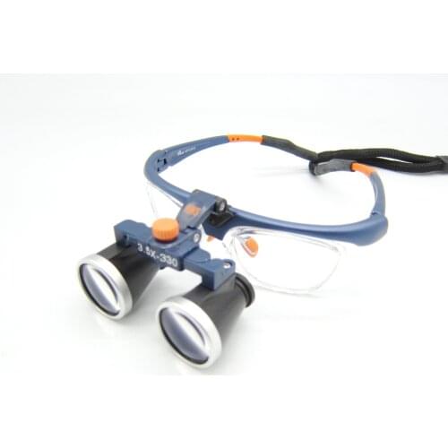 High Quality Ultra-Light 2.5X Medical magnifying glass Surgical loupes Dental Loupes medical loupes with LED light FD-503-G-1