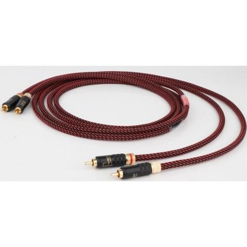 Hi End Audio Cable High End HIFI RCA Audio Cables With WBT0144 Plug Audio Cable